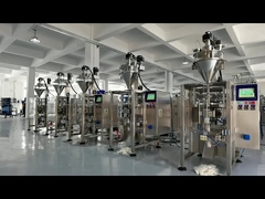 Αυτόματη κατακόρυφη μηχανή συσκευασίας σκόνης μεσαίου μεγέθους Γεμιστικό τρυπανιού