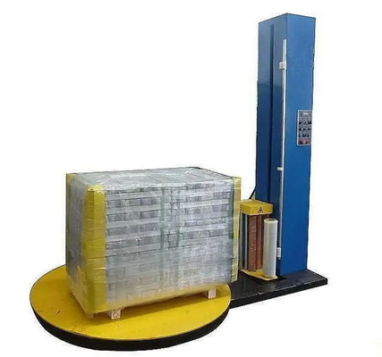 Πλήρης αυτόματη μηχανή συσκευασίας κιβωτίων που τυλίγει την τυλίγοντας μηχανή παλετών ταινιών LLDPE