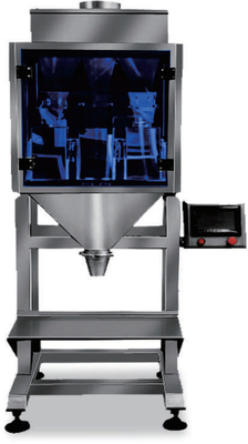 Ημι αυτόματη κάθετη Weigher μηχανών συσκευασίας κόκκων ευθεία γραμμική συσκευασία