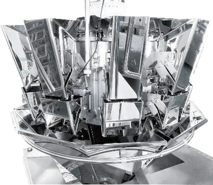 2000g γραμμική Weigher μηχανή συσκευασίας 16 κάθετη μηχανή συσκευασίας σκονών Vffs κεφαλιών