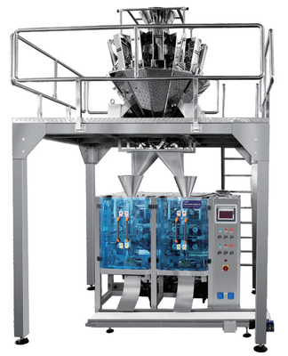2000g γραμμική Weigher μηχανή συσκευασίας 16 κάθετη μηχανή συσκευασίας σκονών Vffs κεφαλιών